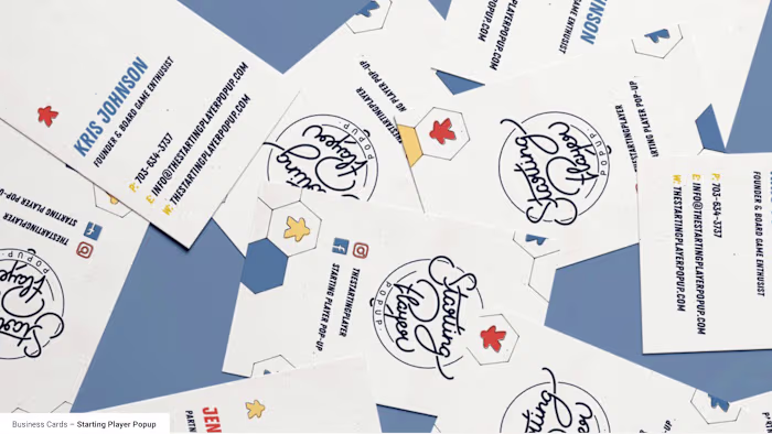 Print & Marketing Designs for Starting Player