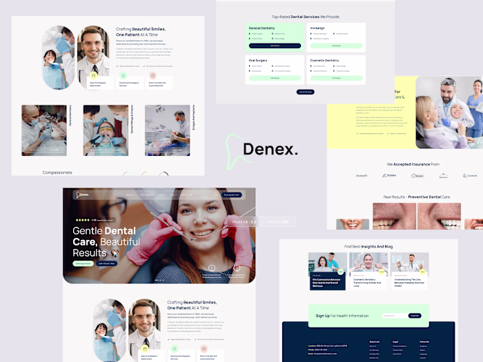 Denex - Dental Care Landing Page