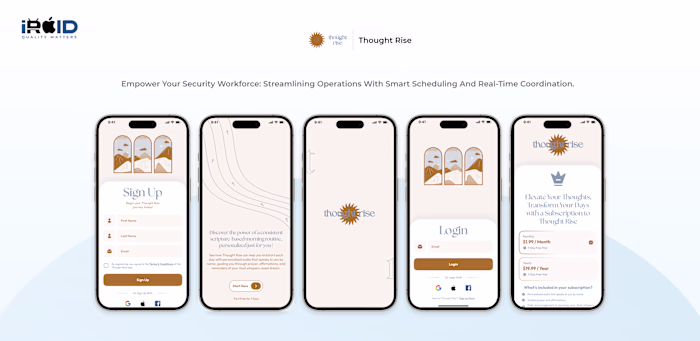 Thought Rise - Motivational Audio App