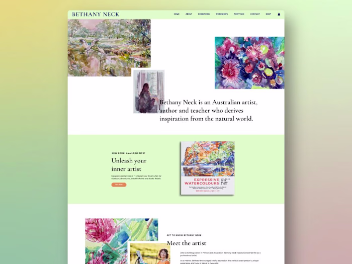 Bethany Neck: Wix Studio Website Design