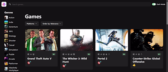 GameHub - A Game Catalogue Web App Just finished building Ga...