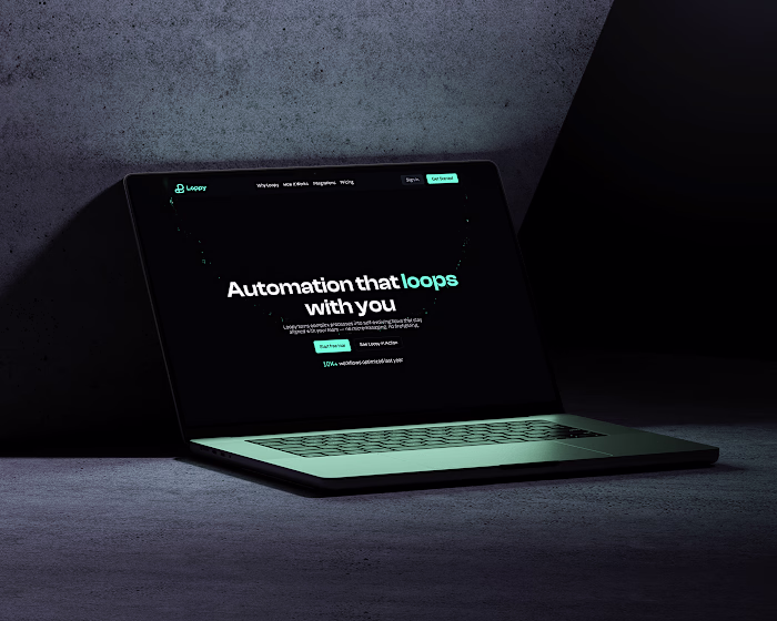 Loopy — SaaS Landing Page Concept