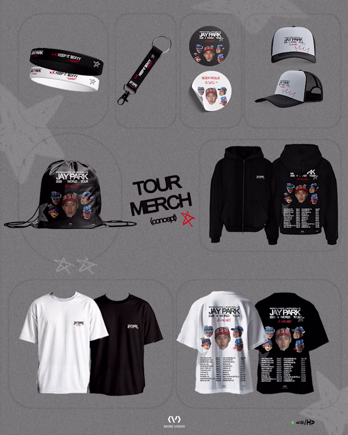 Doing the coolest tour merch
