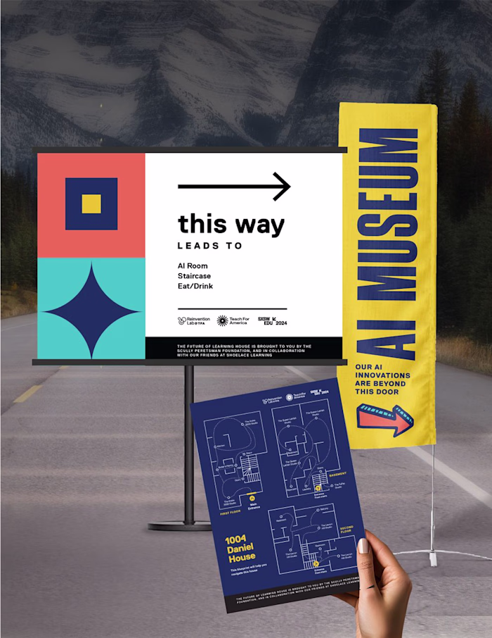 Event Material design for Teach for America at SXSW Edu