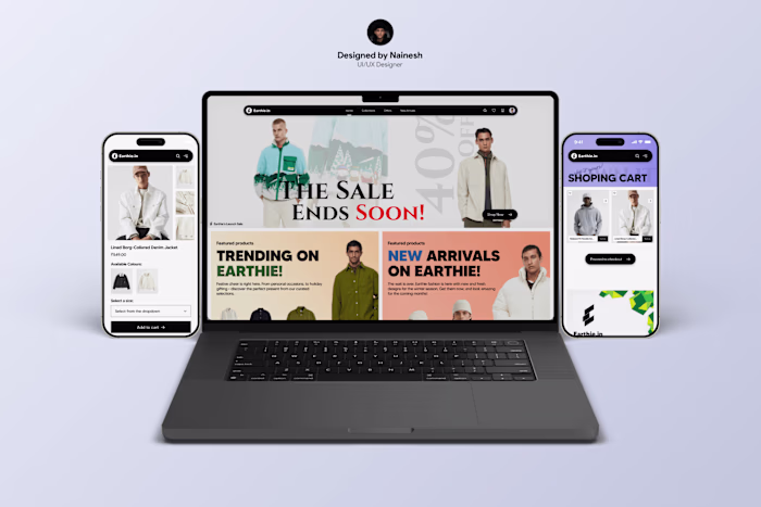 Online Clothing Store UI Design