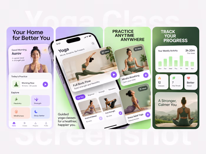 YogaFlow — Premium Yoga &