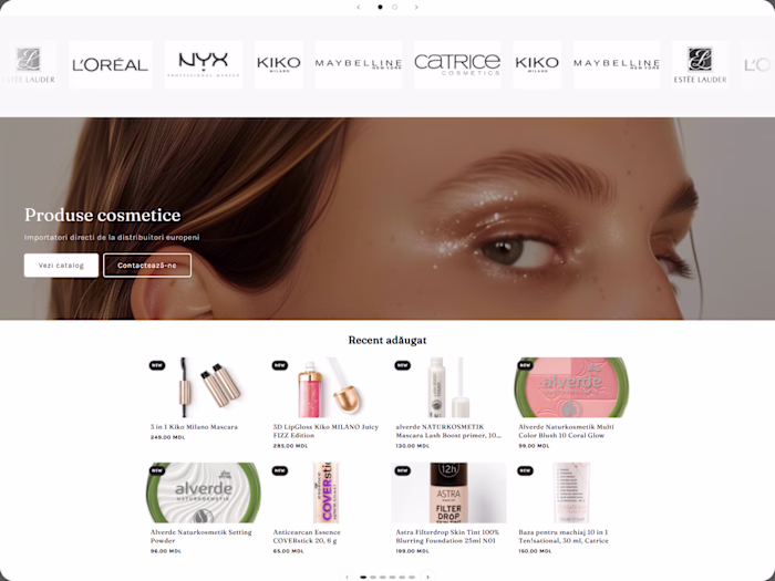 Nova Skincare & Beauty Website Design