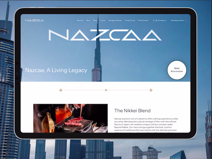 Nazcaa - A great hospitality experience