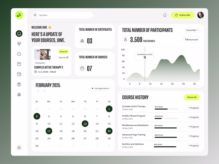 HumanAkademie - Ed-Tech Web App