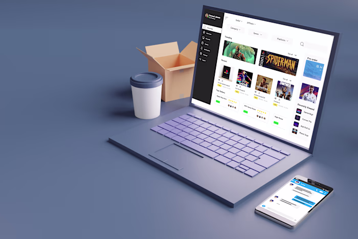 Game sales dashboard