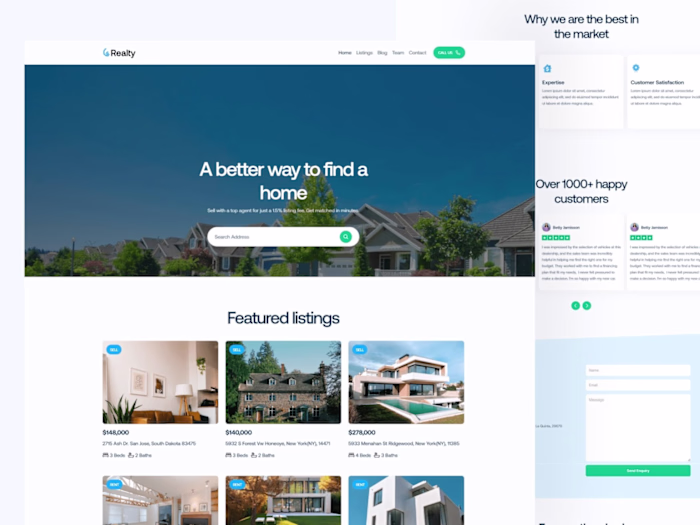 Real Estate Webpage