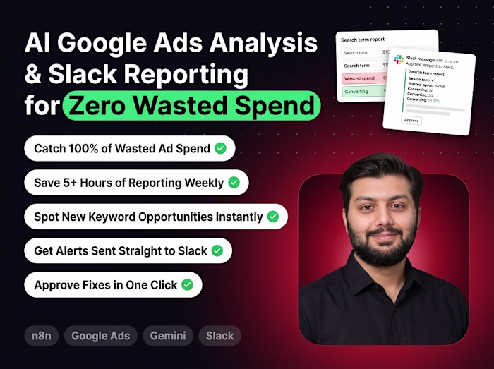 AI Google Ads Search Term Analysis with Slack Reporting