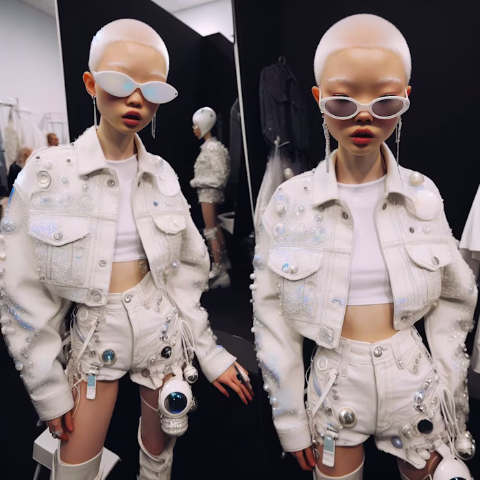 BEHIND THE SCENES AT AI FASHION WEEK