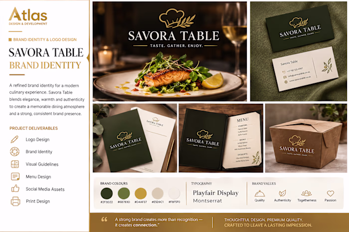 BRAND IDENTITY & LOGO DESIGN
The