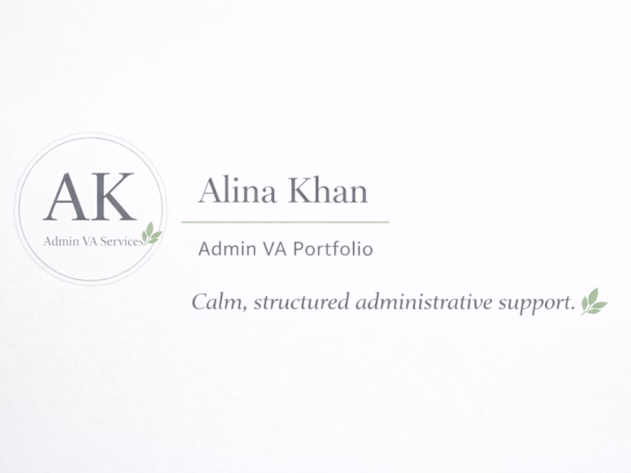 Admin VA Portfolio