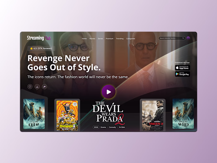 Hero Streaming Platform - UI