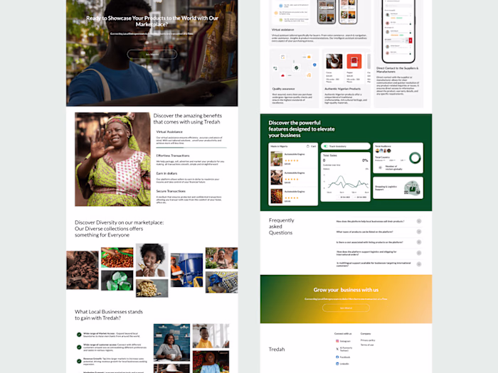 Tredah Saas Landing Page