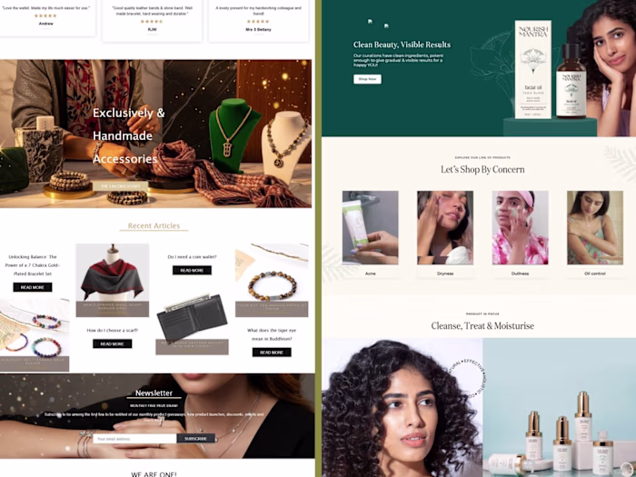 Shopify Store Design for Fashion Brand