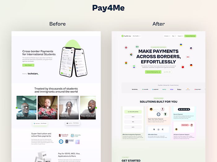 Website Redesign: Enhancing The Website Experience For Pay4Me