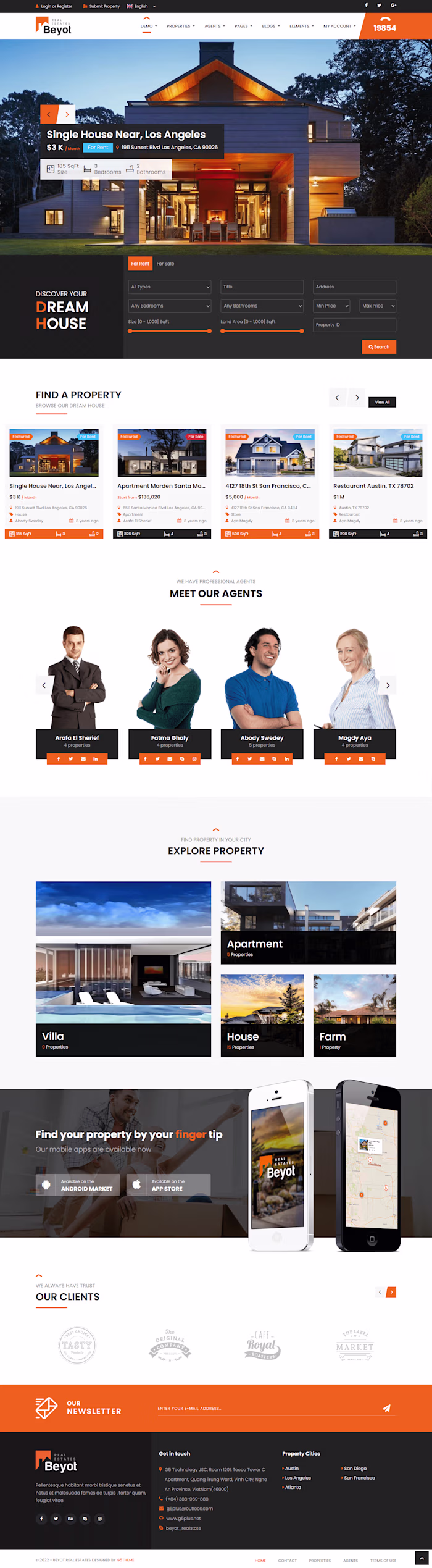 Real Estate Website Design on WordPress