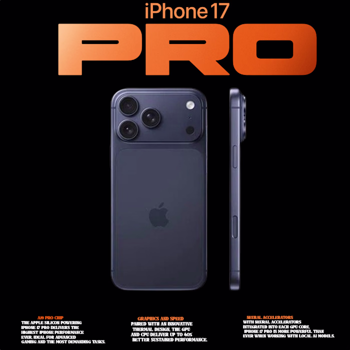 Title
iPhone 17 Pro Product Promotion
