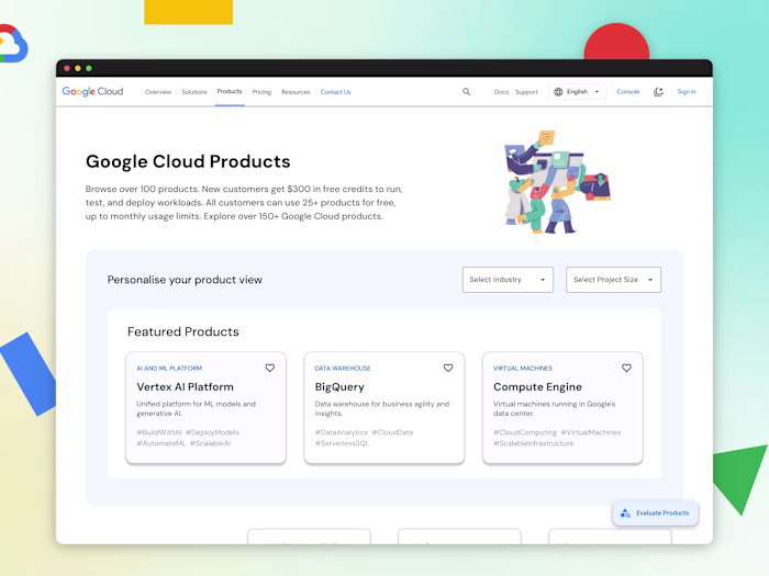Google Cloud Redesign