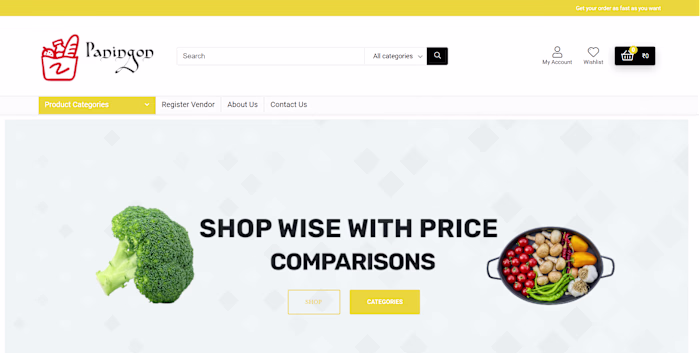 Multi-Vendor Website 