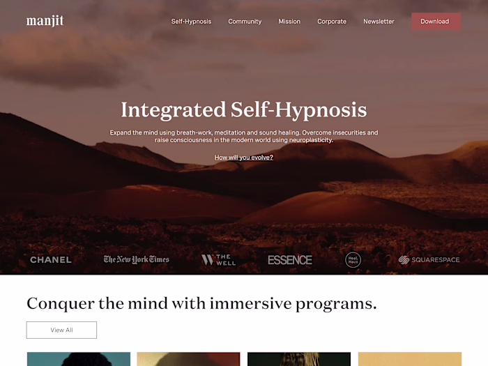  High-Converting Mindset Coach Website | Webflow + UX Strategy