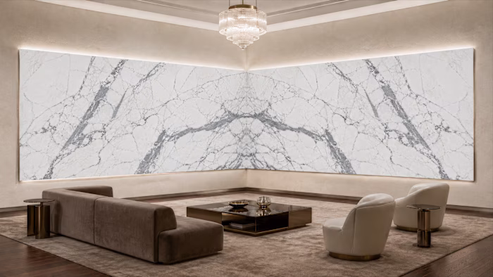 Five-Star Hotel Presidential Suite Lounge