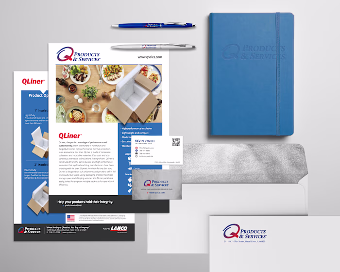 Branding Refresh for QProducts & Services