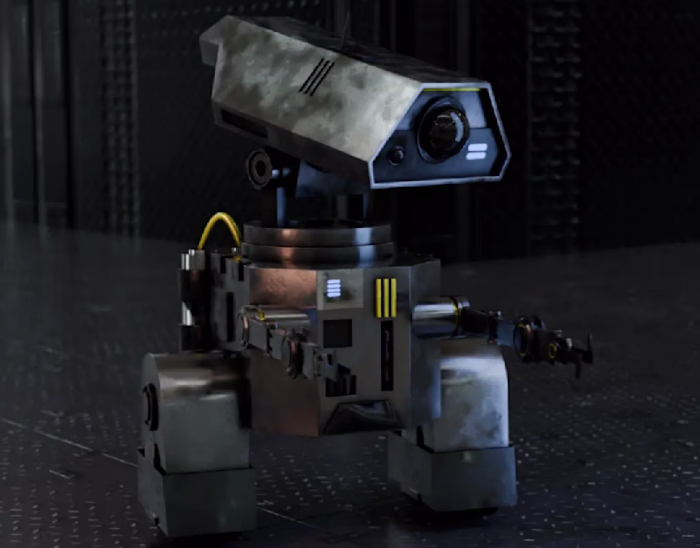 Robot modelling and Animation.