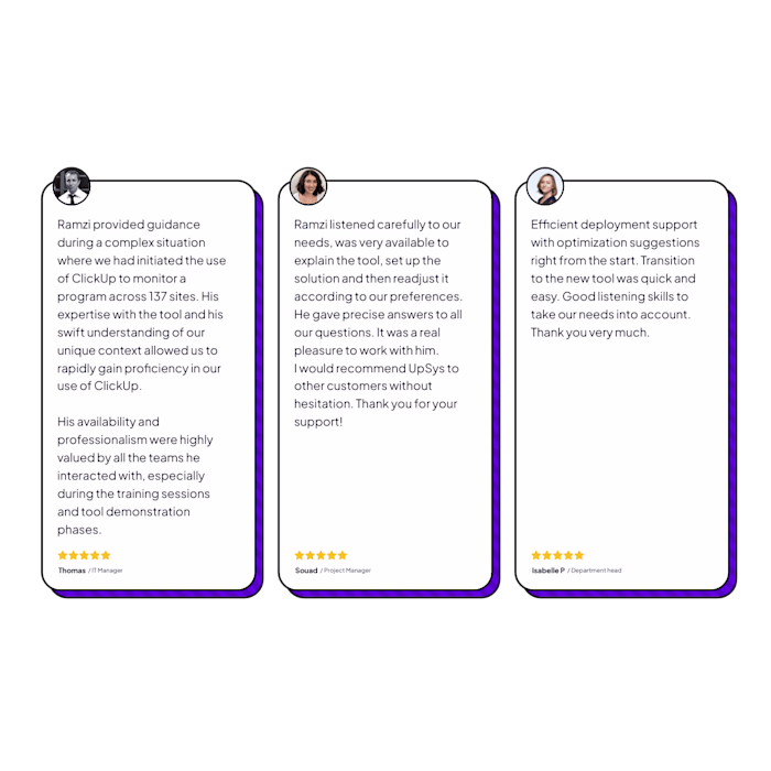 Creating a complex project hierarchy in ClickUp