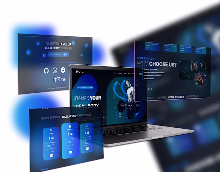 GYM LANDING PAGE