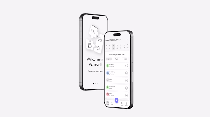 AchieveIt - Productivity App Design