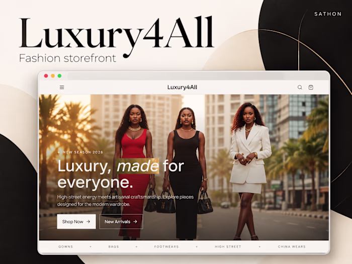 Luxury4All — Fashion Storefront
