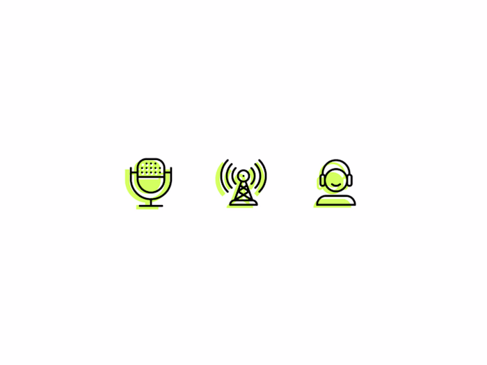 Podcast icons 🎙️ 🎧