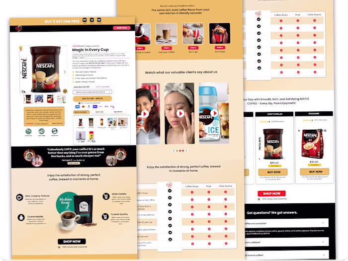 Replo landing page