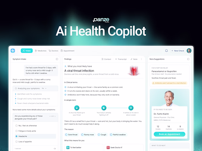 Only we can make complex health AI feel this effortless.