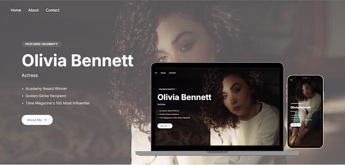 Influencer Webpage Design Link - https://influencer-webpage....