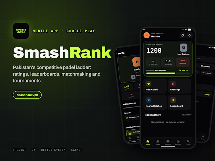 SmashRank: Padel Matchmaking App, Idea to Google Play with AI