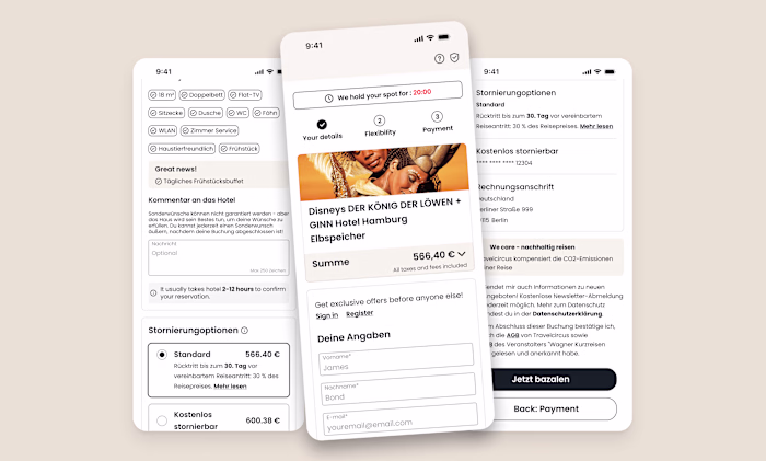 Entertainment Booking Experience