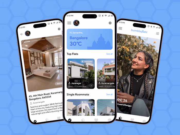 Helping individuals find flatmates on Bumble: A Case Study