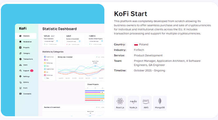 SaaS Cryptocurrency Crowdfunding Platform