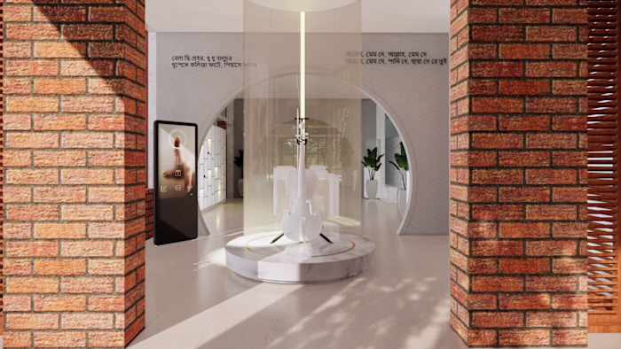 Design of a museum for Bangladesh's popular singer