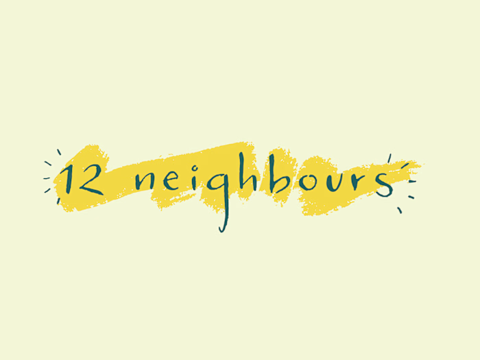 12 Neighbours - Brand Identity, Typography and Campaign