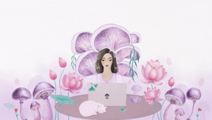 Here, you see an Illustration i did for a conceptual brand p...