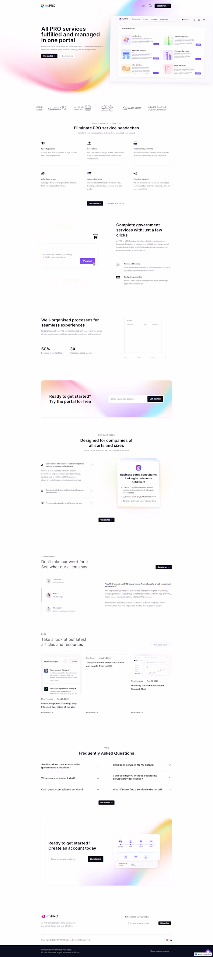 My Pro Portal