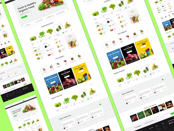 landing page UI UX design