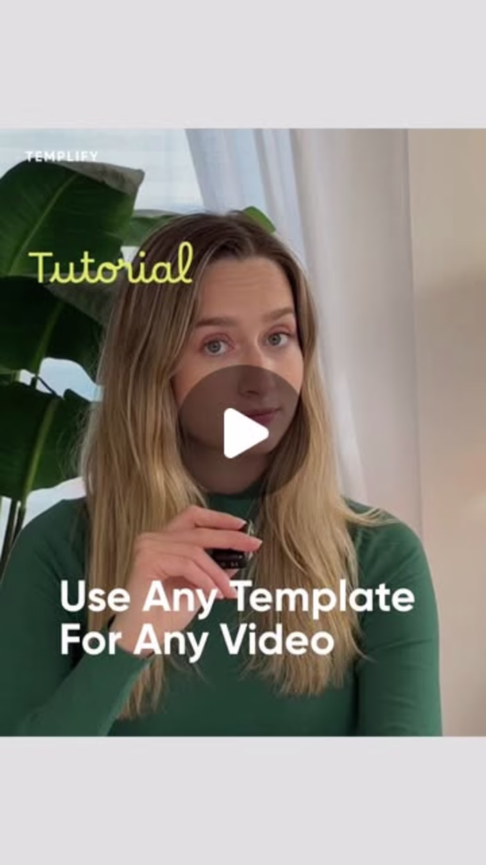 Templify UGC + Social media strategy 