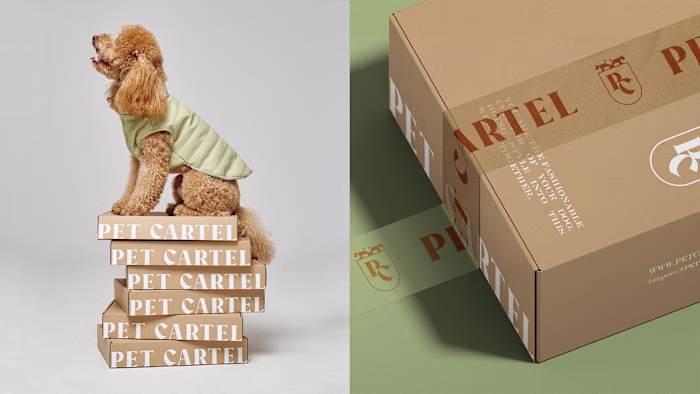 Identity design for dog's clothes brand